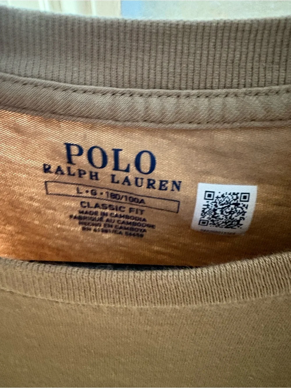 Polo by Ralph Lauren Short Sleeve Pocket Tee in Khaki